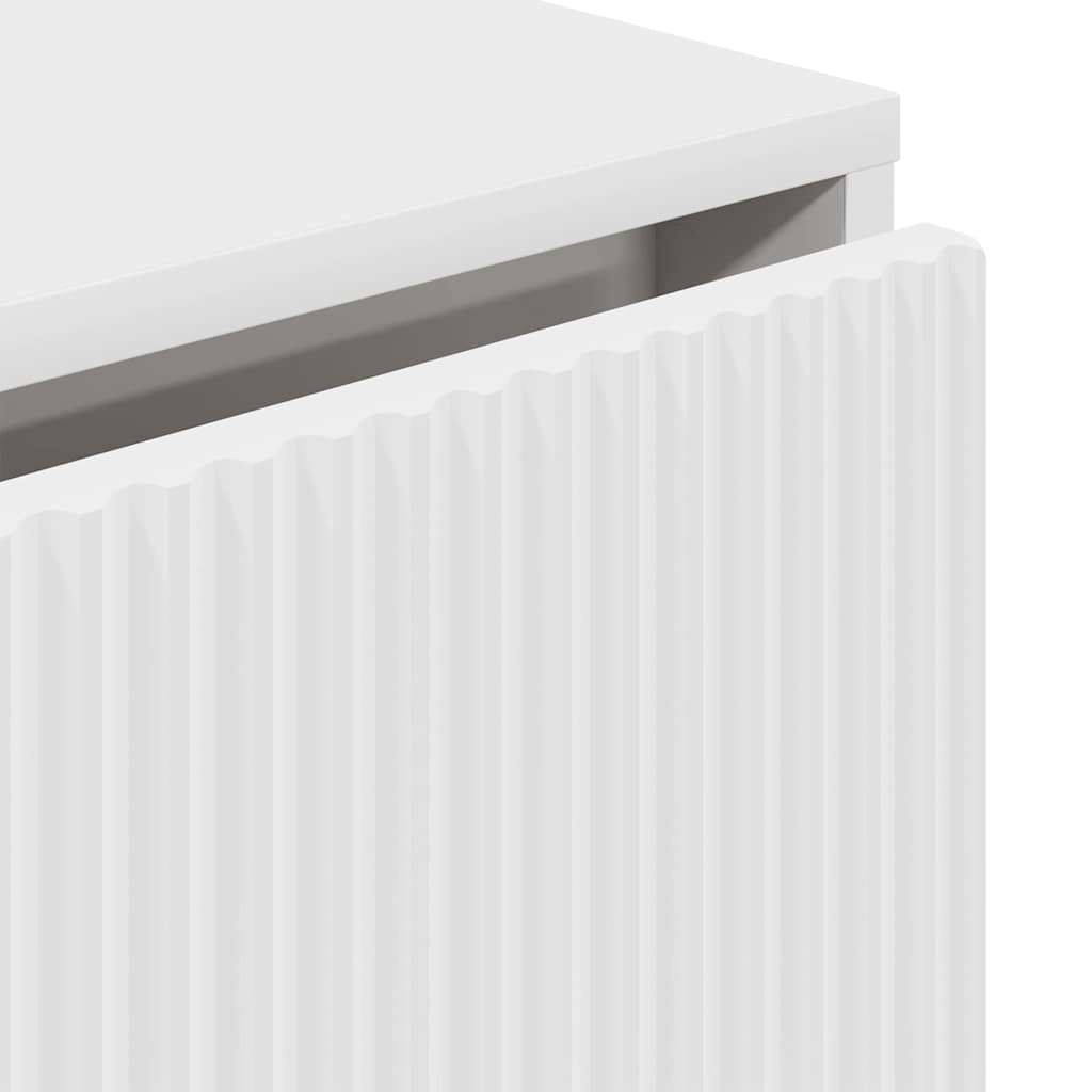 Buffet com gaveta Branco 79.5 x 33 x 82 cm Madeira processada