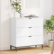 Buffet com gaveta Branco 79.5 x 33 x 82 cm Madeira processada