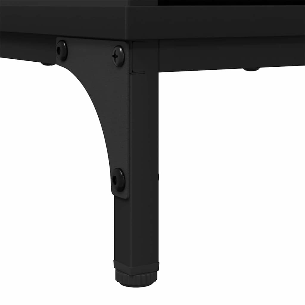 Buffet com gaveta Preto 79.5 x 33 x 82 cm Madeira processada