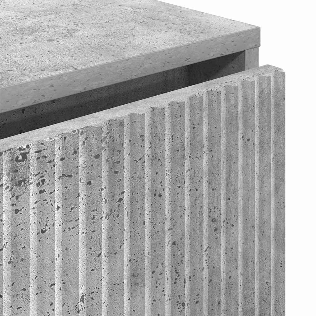 Buffet Cinzento cimento 79.5 x 33 x 82 cm Madeira processada