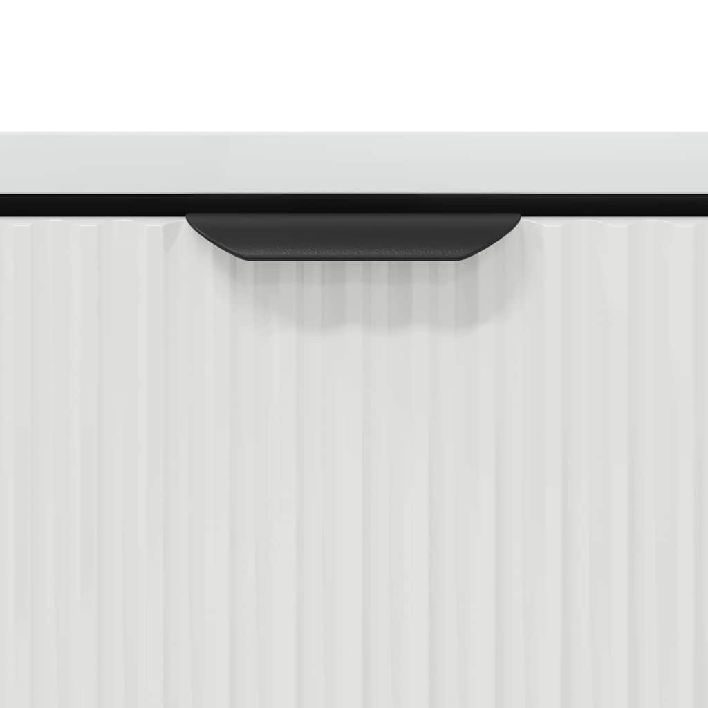 Mesa de centro Branco brilhante 90 x 49 x 46 cm