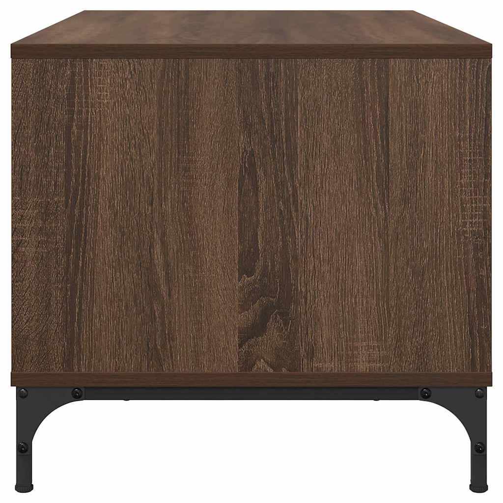 Mesa de centro Carvalho castanho 90 x 49 x 46 cm