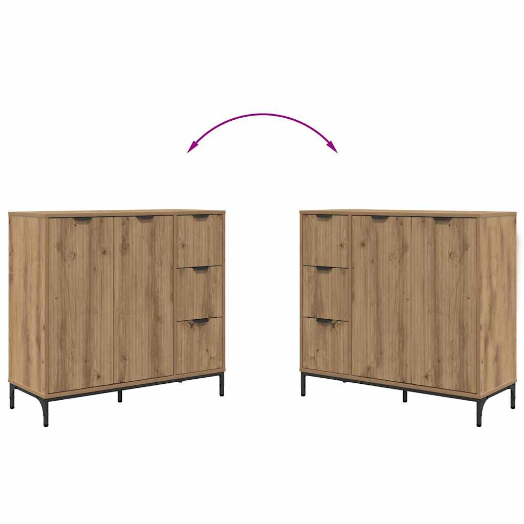 Buffet carvalho artisiano 89,5 x 33 x 82 cm Madeira processada