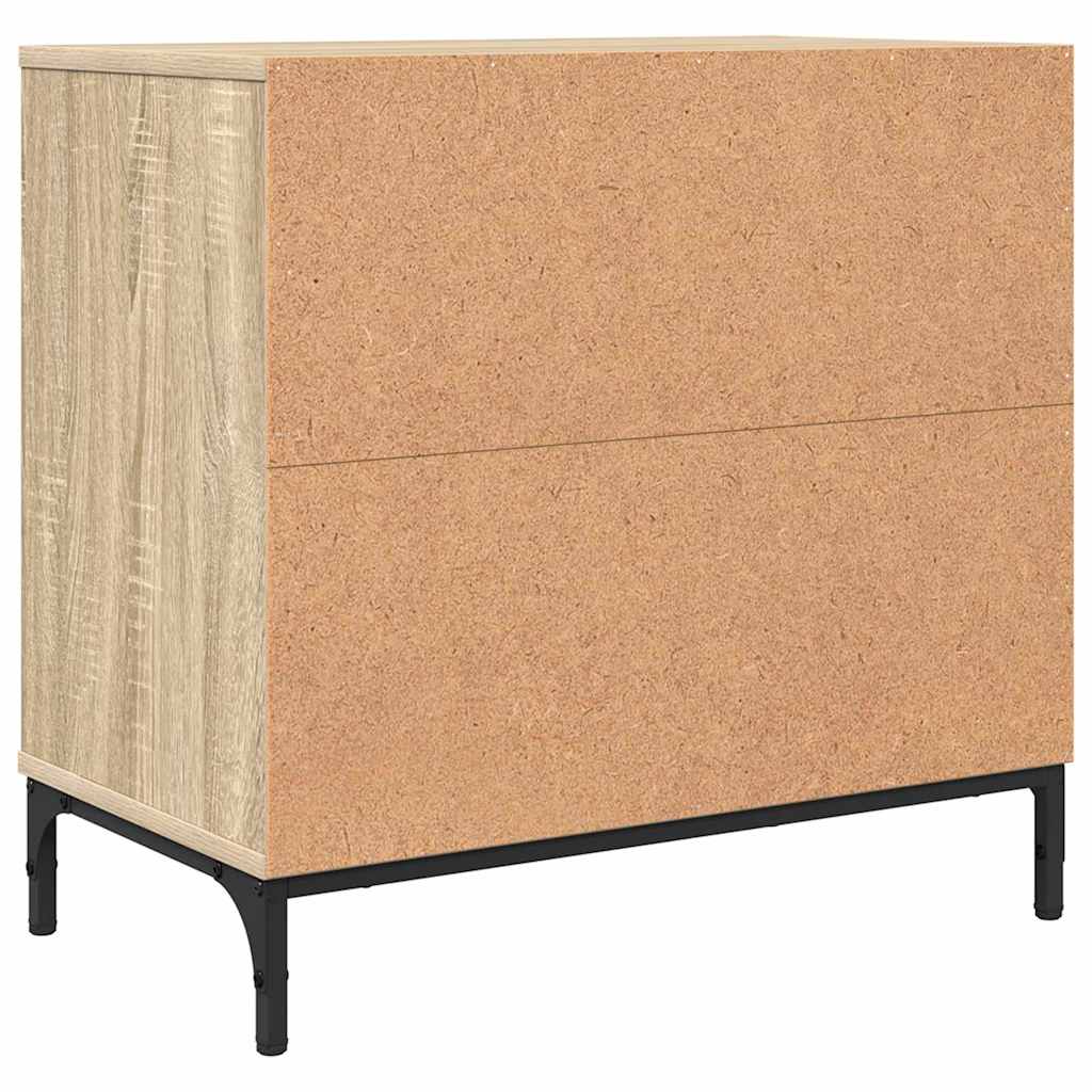 Mesa-de-cabeceira com gaveta Carvalho sonoma 63.5 x 36 x 61 cm