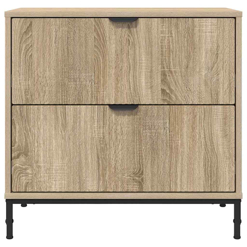 Mesa-de-cabeceira com gaveta Carvalho sonoma 63.5 x 36 x 61 cm