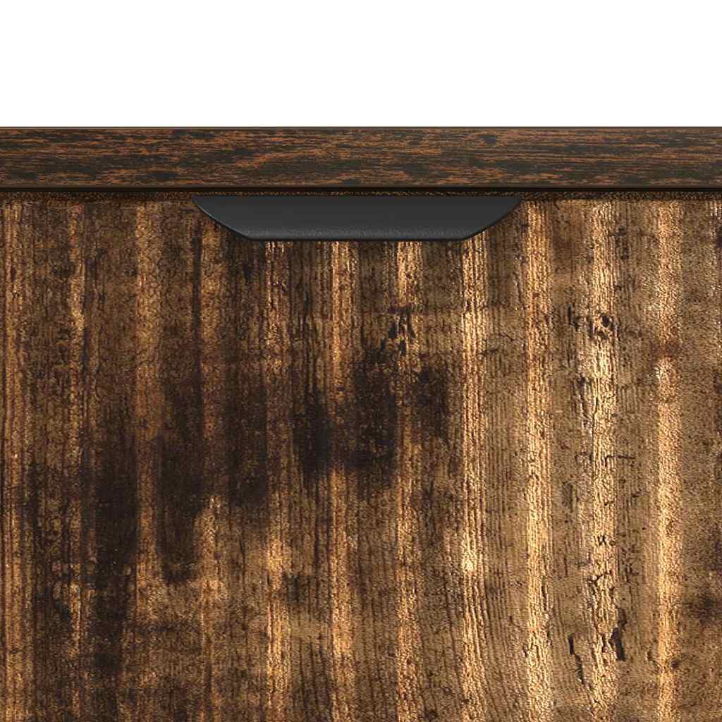 Mesa-de-cabeceira com gaveta Carvalho fumado 63.5 x 36 x 61 cm
