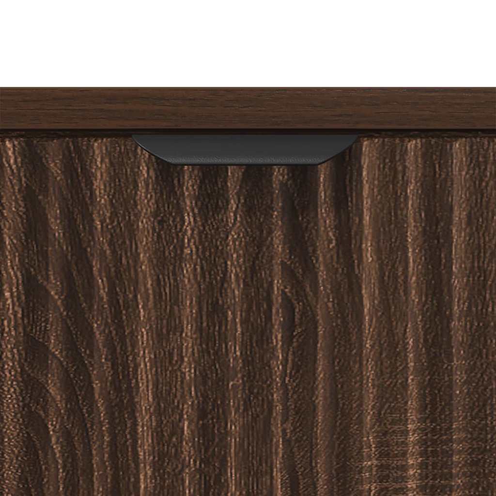 Mesa-de-cabeceira Carvalho castanho 63.5 x 36 x 61 cm