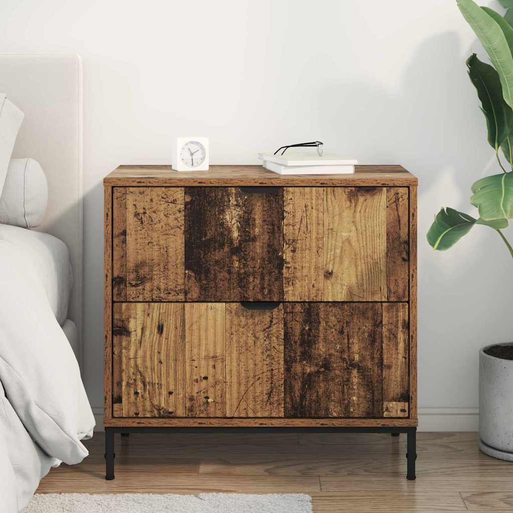 Mesa-de-cabeceira com gaveta Madeira antiga 63.5 x 36 x 61 cm