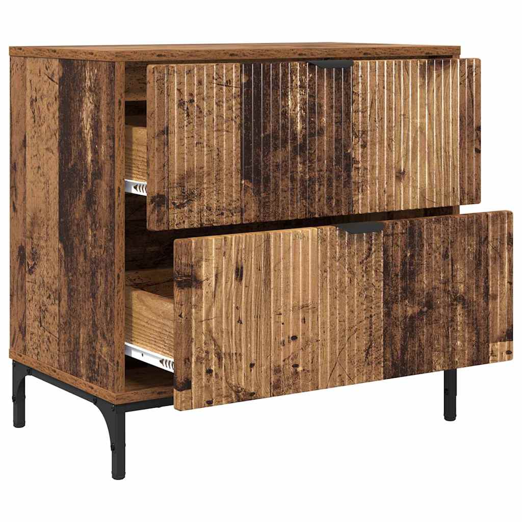 Mesa-de-cabeceira com gaveta Madeira antiga 63.5 x 36 x 61 cm