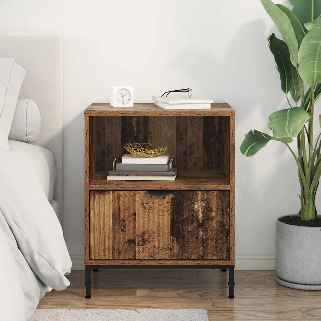 Mesa-de-cabeceira com gaveta Madeira antiga 49 x 36 x 61 cm