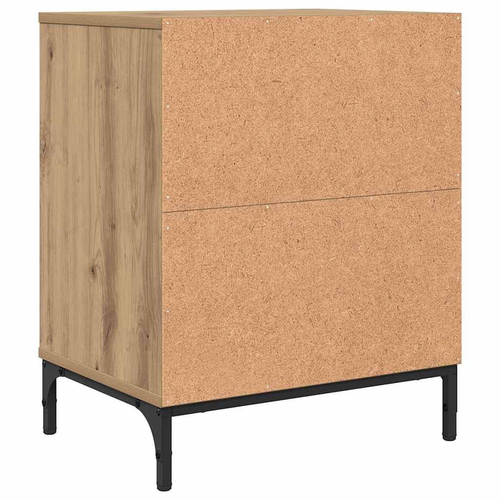 Mesas de cabeceira 2 pcs carvalho artisiano 49 x 36 x 61 cm