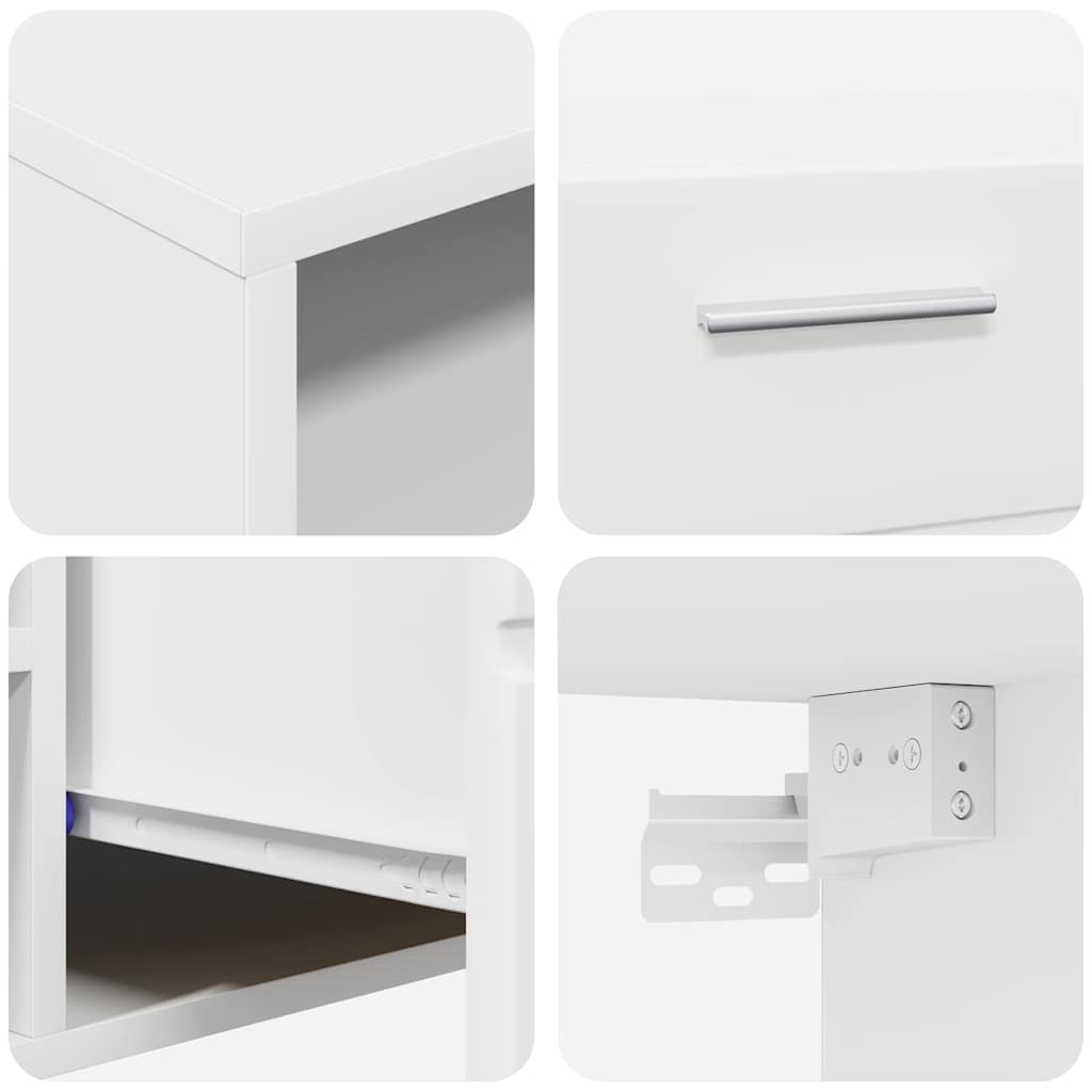 Gabinete para TV Branco 150 x 39 x 30 cm Madeira processada