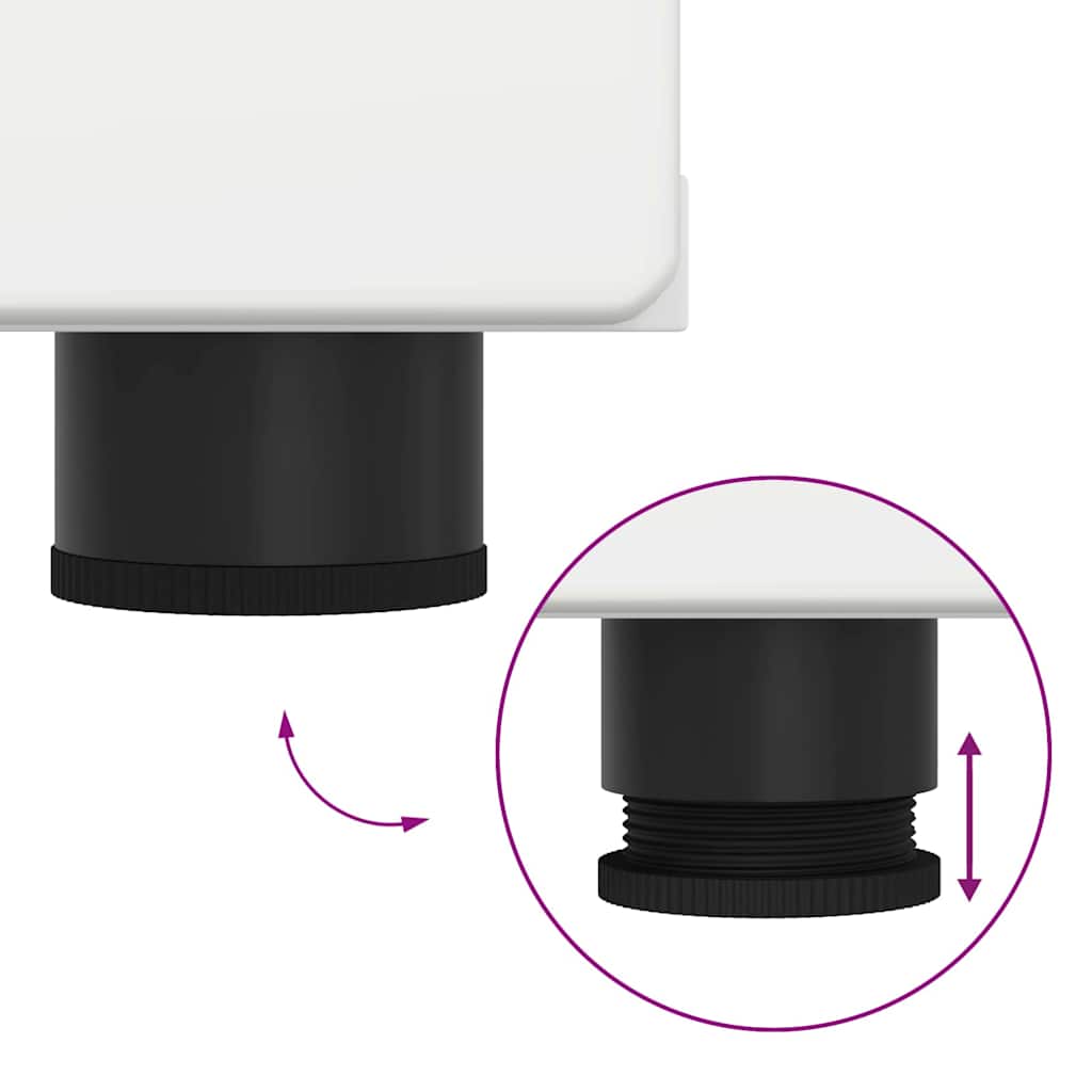 Gabinete para TV Branco 150 x 39 x 30 cm Madeira processada