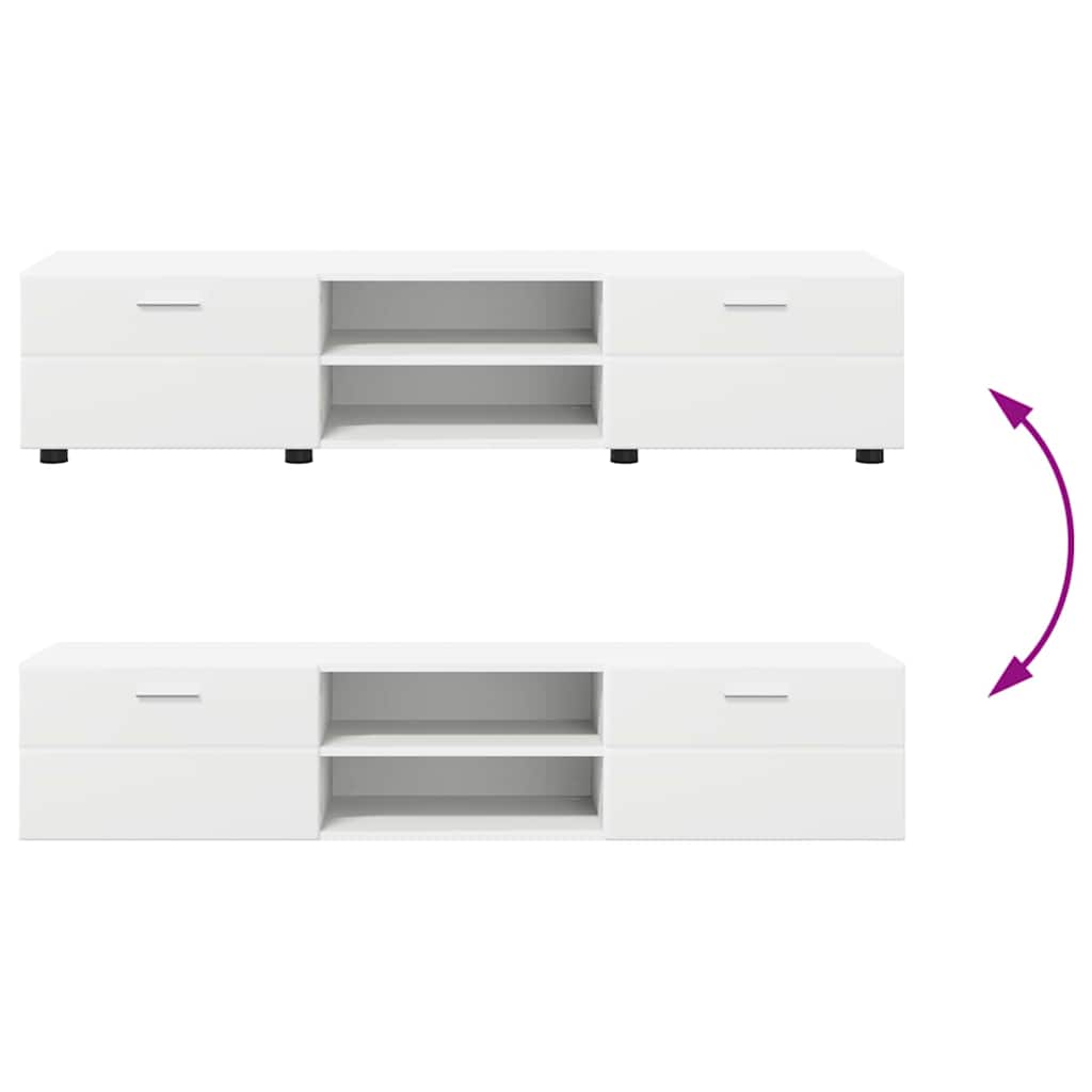 Gabinete para TV Branco 150 x 39 x 30 cm Madeira processada