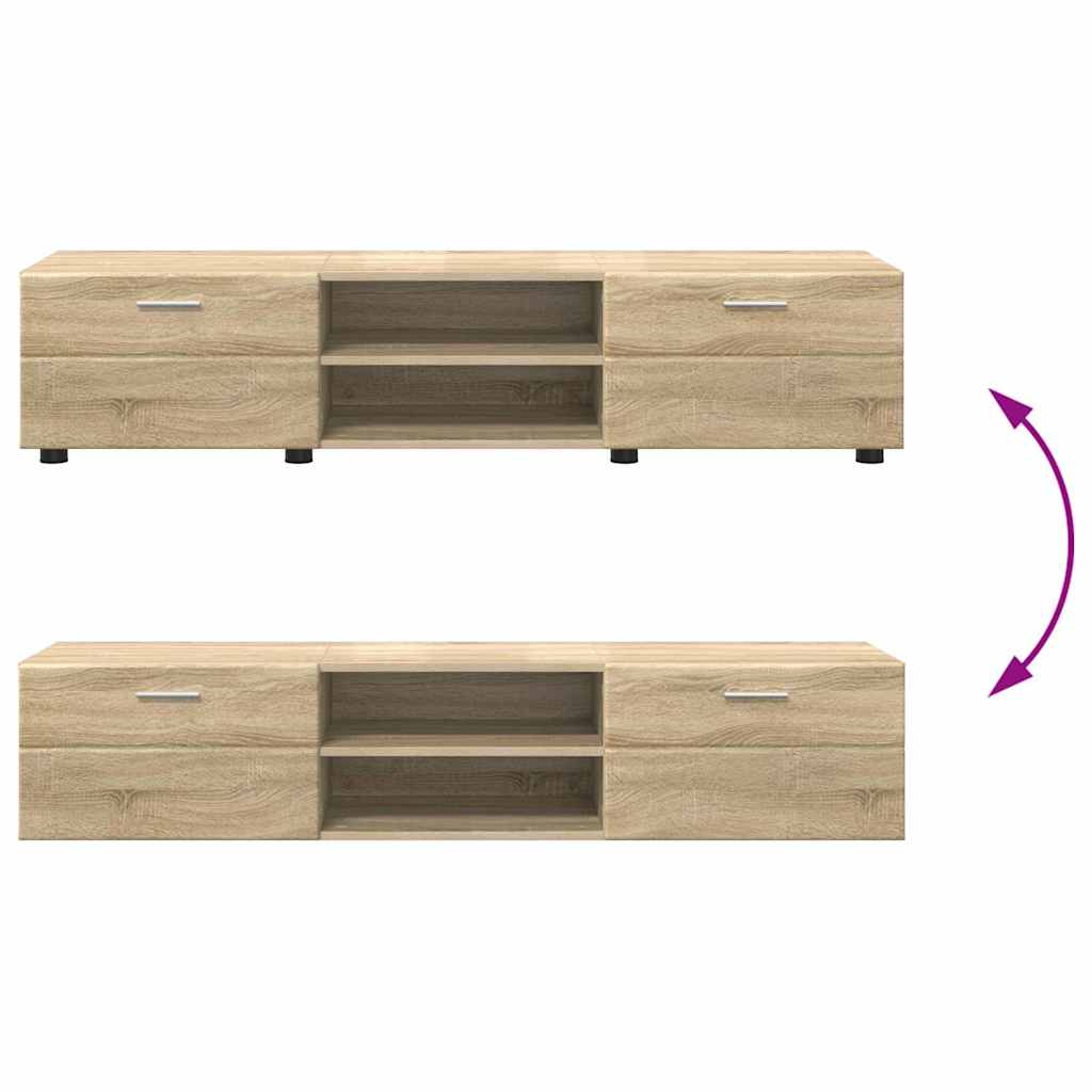 Gabinete para TV com gaveta Carvalho sonoma 150 x 39 x 30 cm