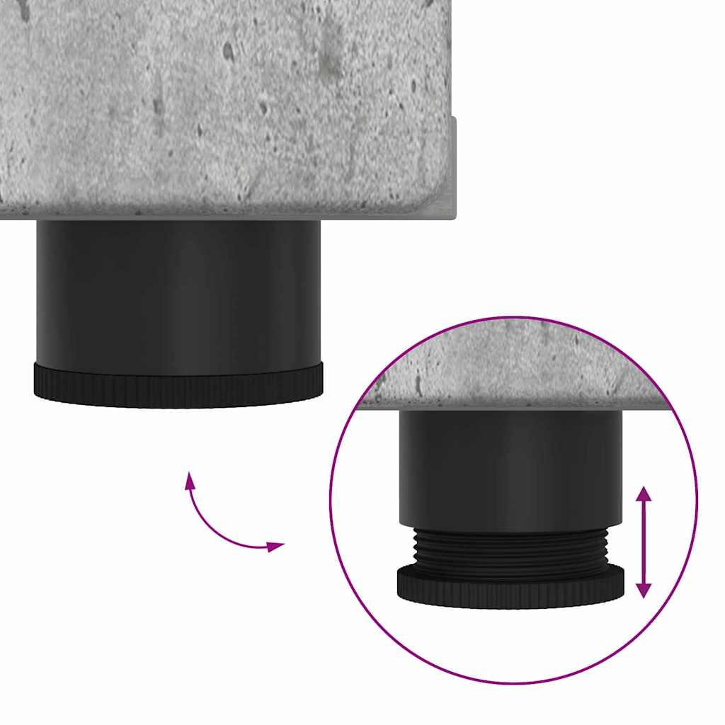 Gabinete para TV com gaveta Cinzento cimento 150 x 39 x 30 cm