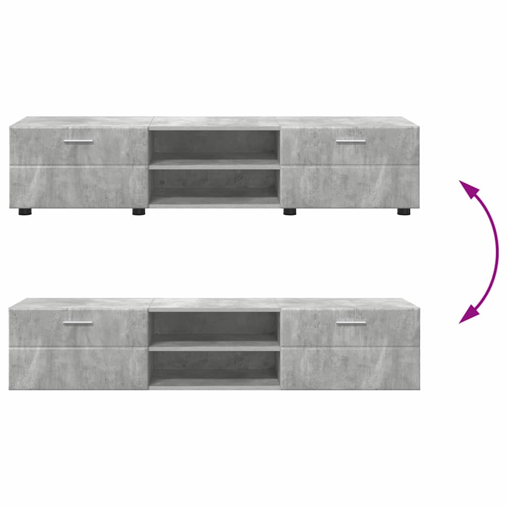 Gabinete para TV com gaveta Branco brilhante 150 x 39 x 30 cm