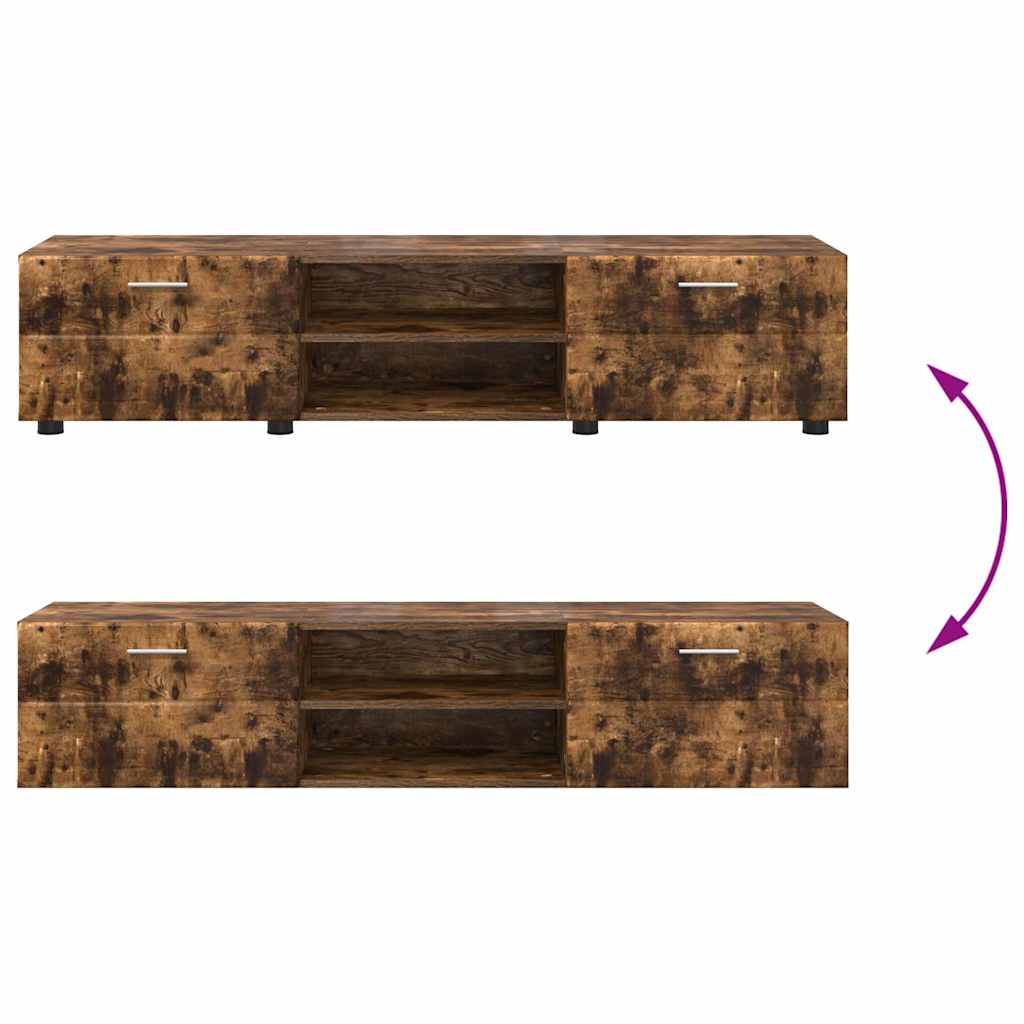 Gabinete para TV com gaveta Carvalho fumado 150 x 39 x 30 cm