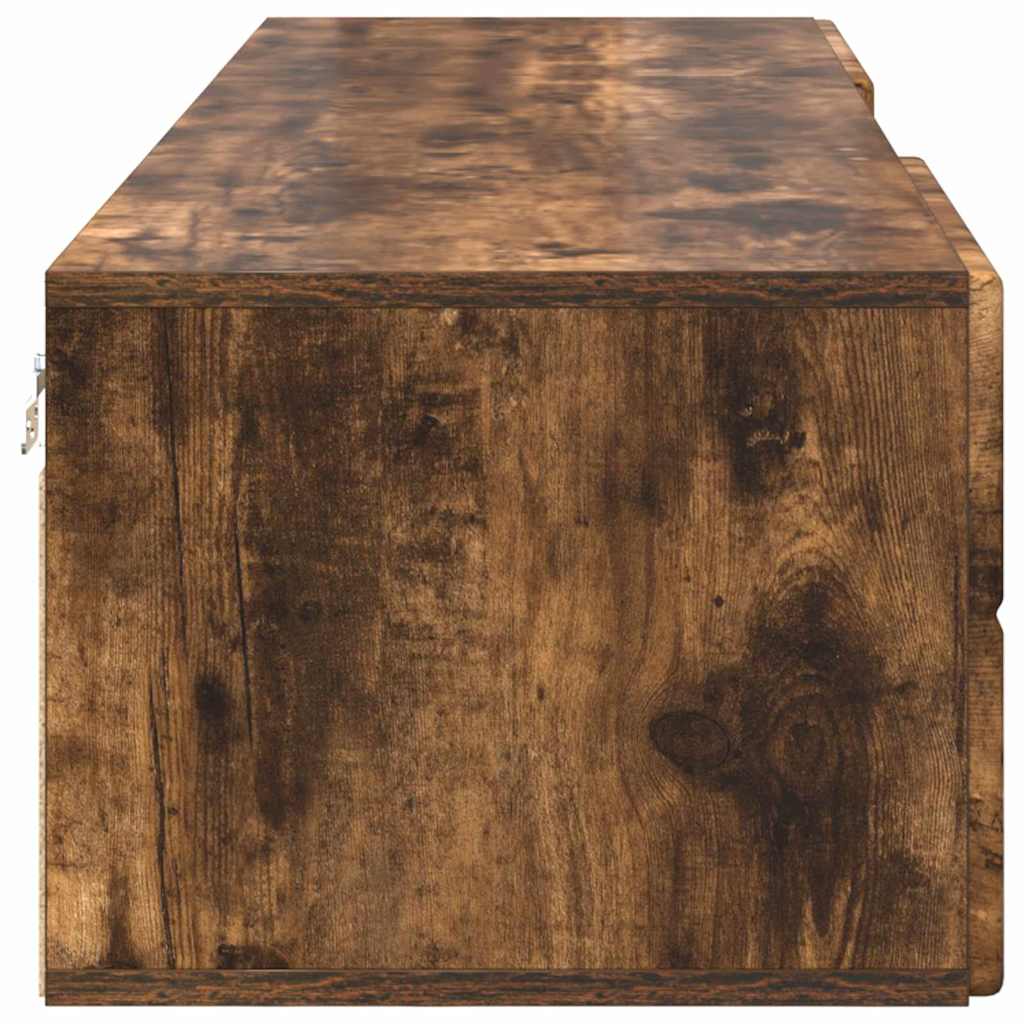 Gabinete para TV com gaveta Carvalho fumado 150 x 39 x 30 cm