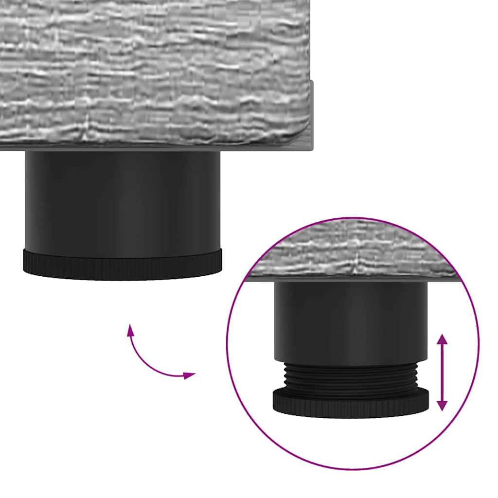 Gabinete para TV com gaveta Sonoma cinzento 150 x 39 x 30 cm