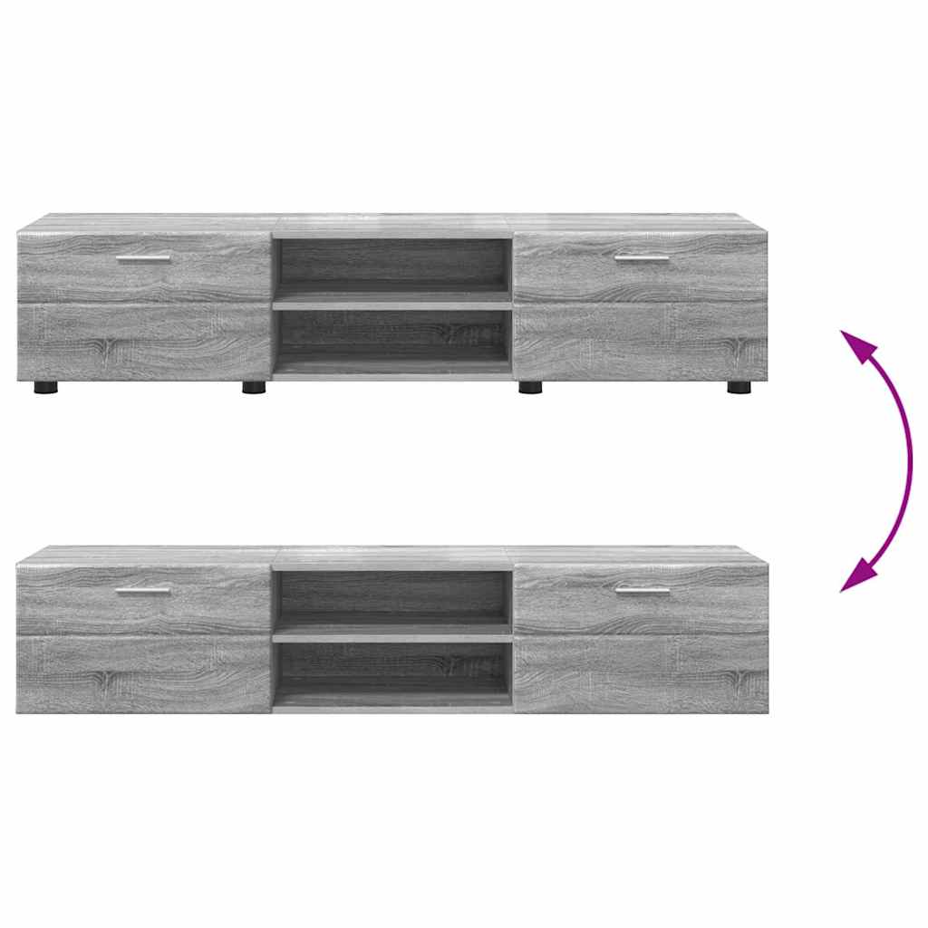 Gabinete para TV com gaveta Sonoma cinzento 150 x 39 x 30 cm