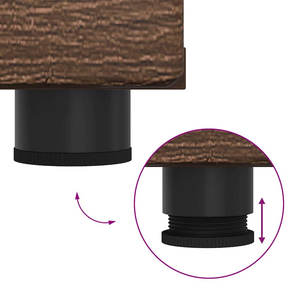 Gabinete para TV com gaveta Carvalho castanho 150 x 39 x 30 cm