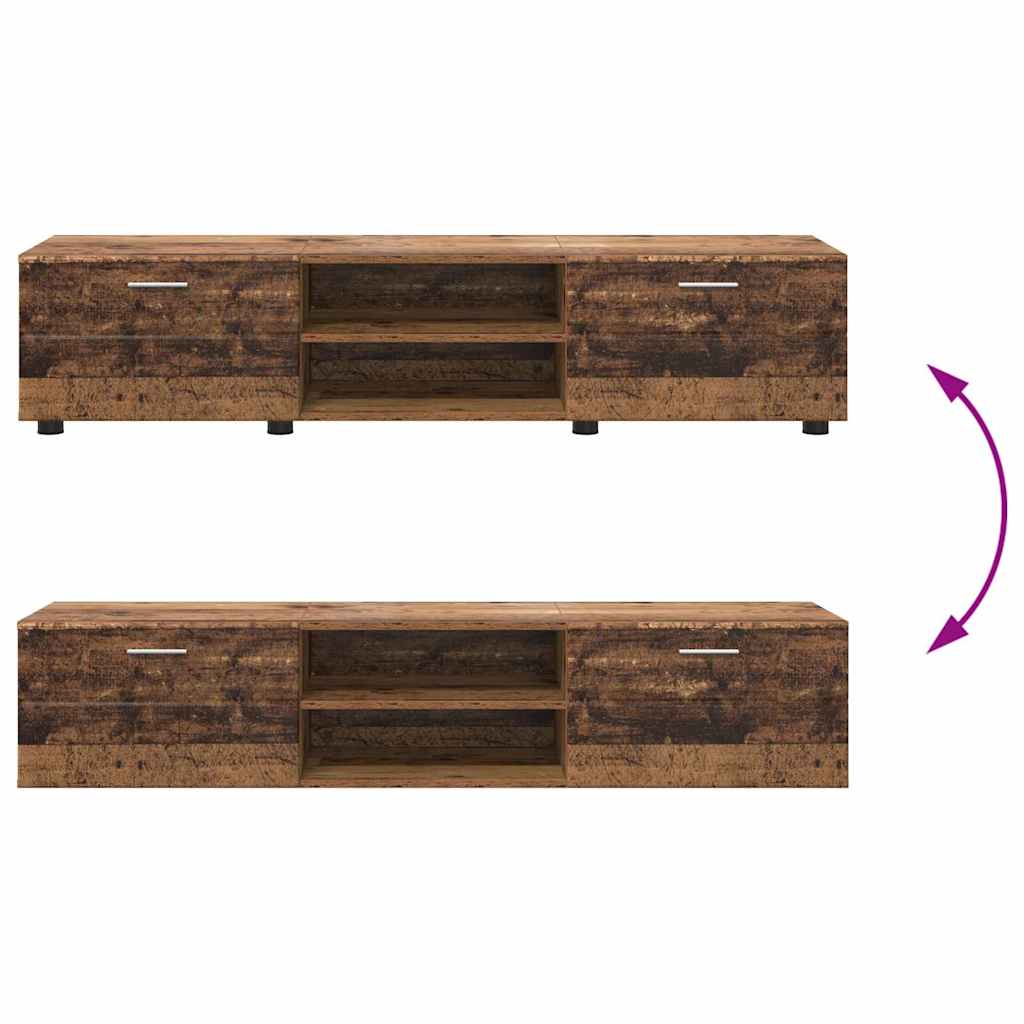 Gabinete para TV com gaveta Madeira antiga 150 x 39 x 30 cm