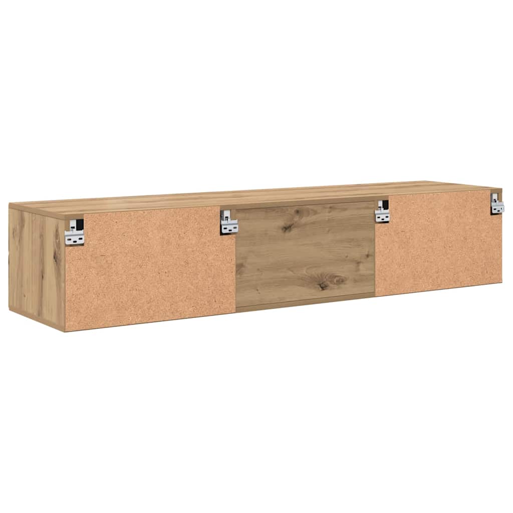 Gabinete para TV com gaveta carvalho artisiano 150 x 39 x 30 cm