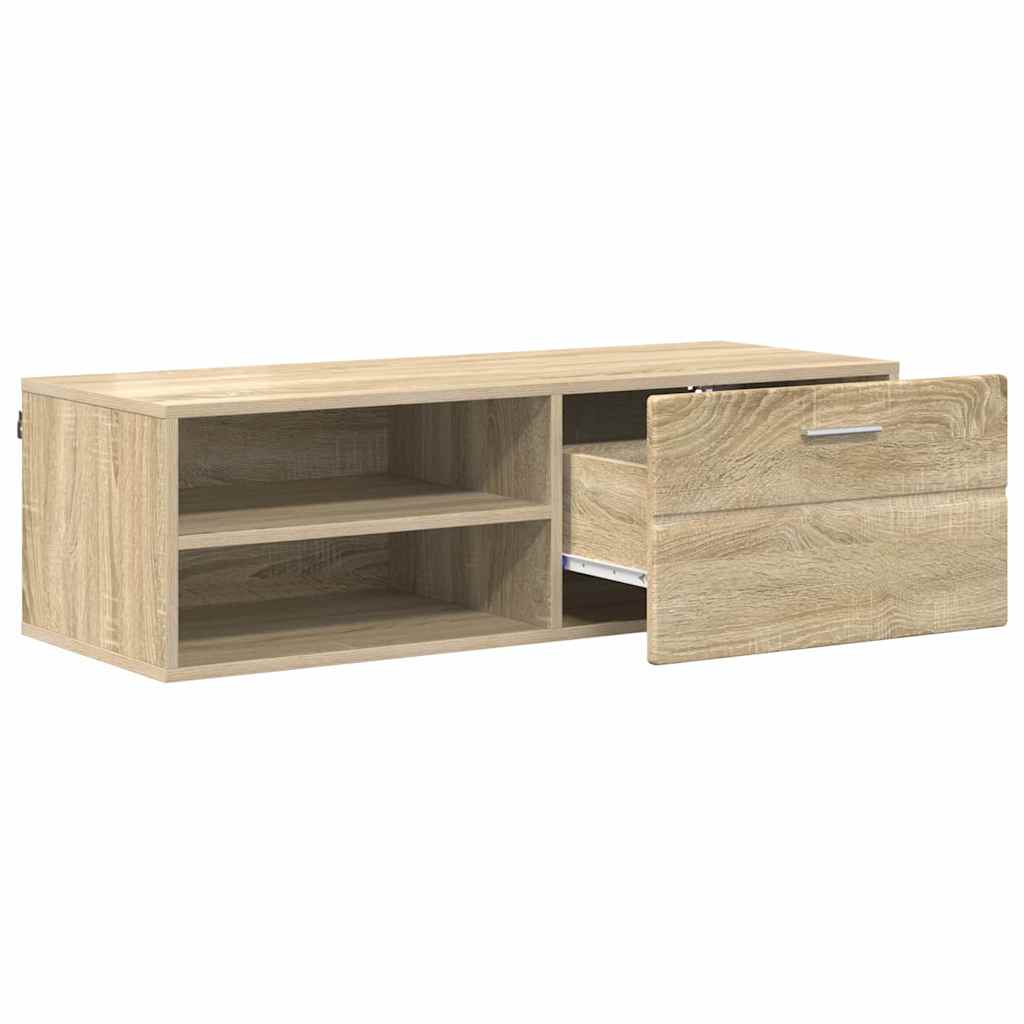 Gabinete para TV com gaveta Carvalho sonoma 100.5 x 39 x 30 cm