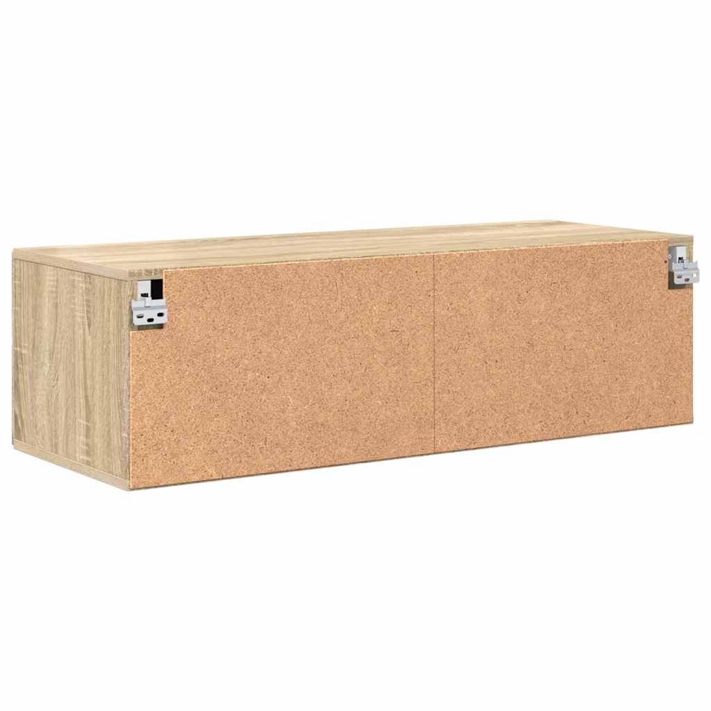 Gabinete para TV com gaveta Carvalho sonoma 100.5 x 39 x 30 cm