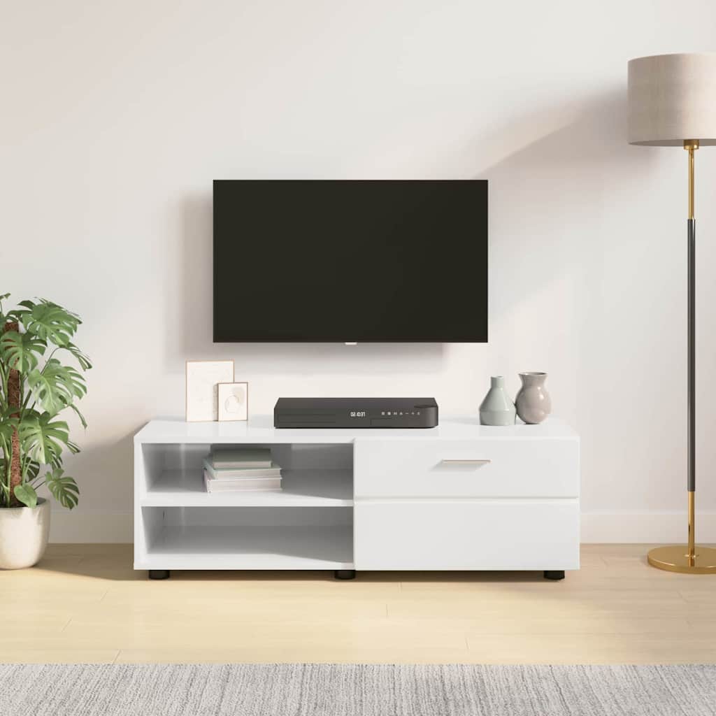 Gabinete para TV com gaveta Cinzento cimento 100.5 x 39 x 30 cm