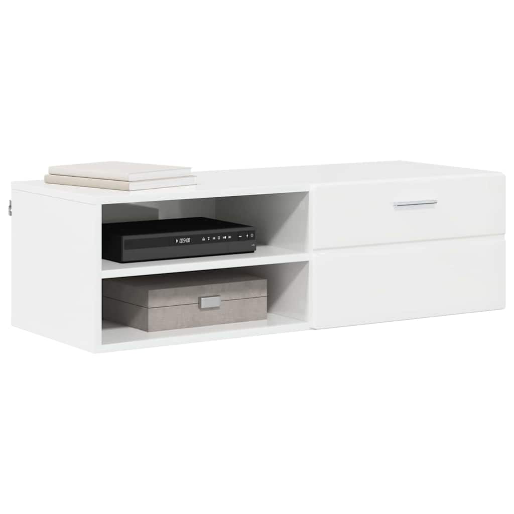 Gabinete para TV com gaveta Cinzento cimento 100.5 x 39 x 30 cm