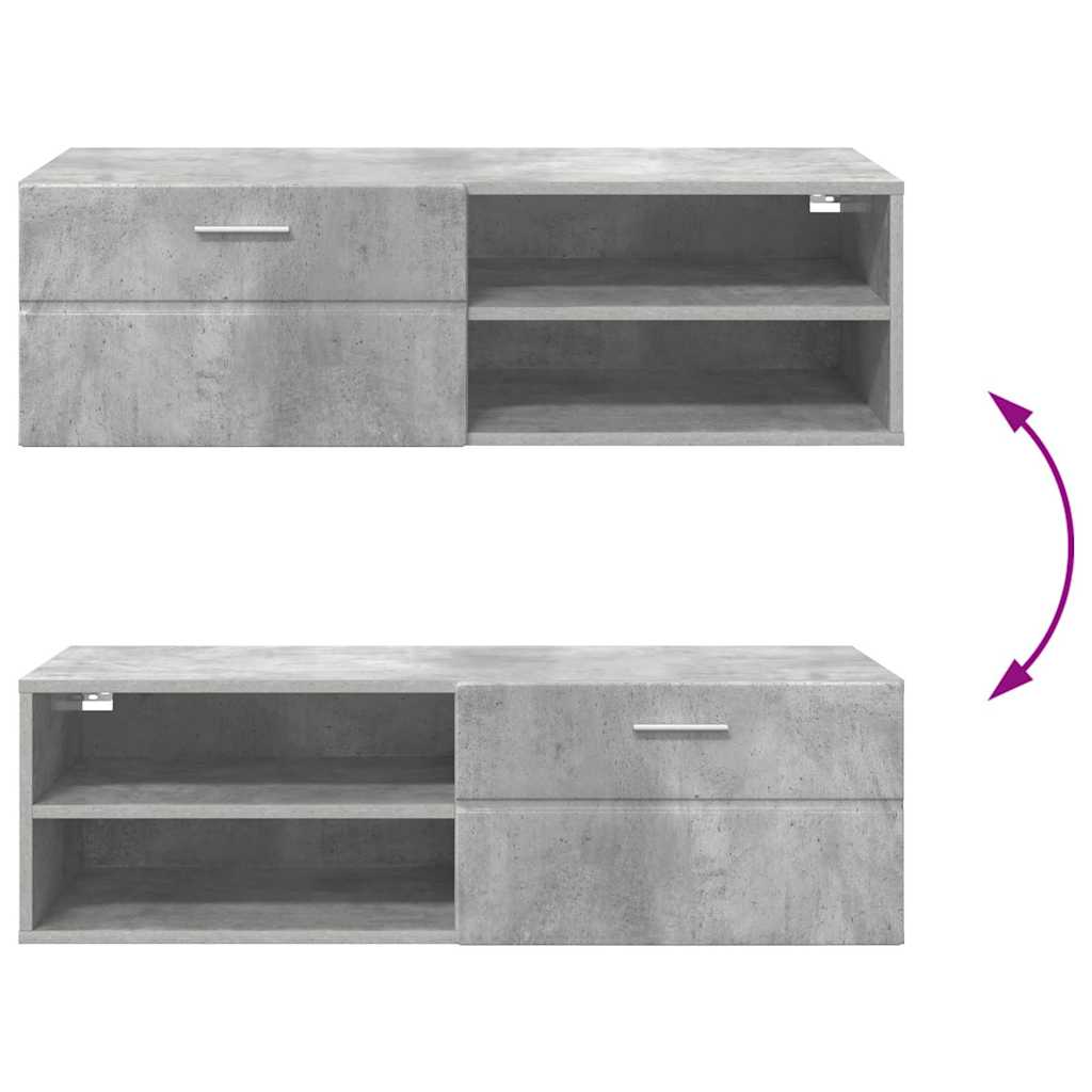 Gabinete para TV com gaveta Branco brilhante 100.5 x 39 x 30 cm