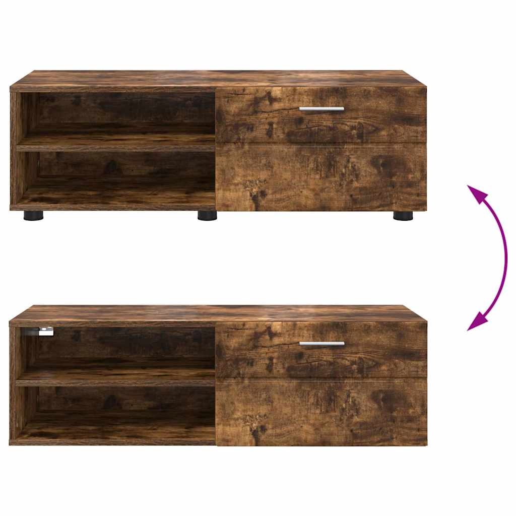 Gabinete para TV com gaveta Carvalho fumado 100.5 x 39 x 30 cm