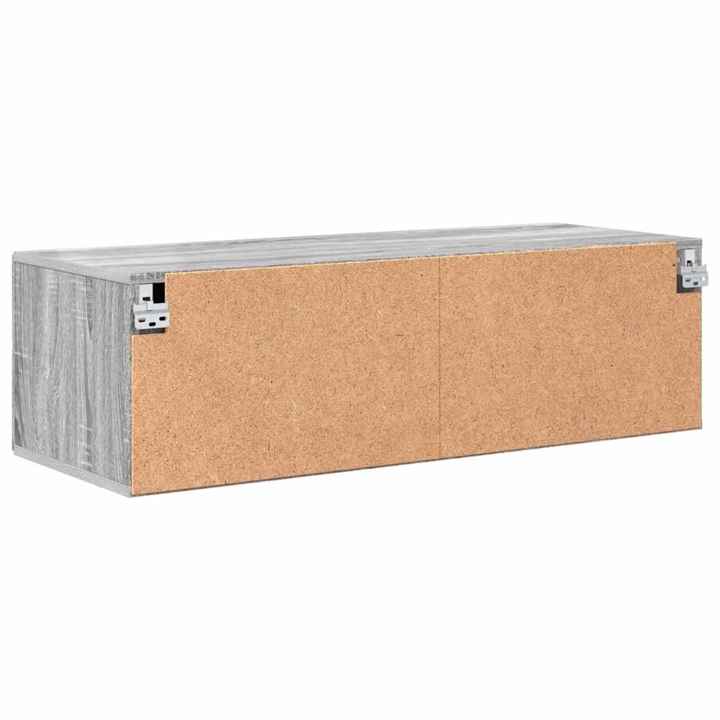 Gabinete para TV com gaveta Sonoma cinzento 100.5 x 39 x 30 cm