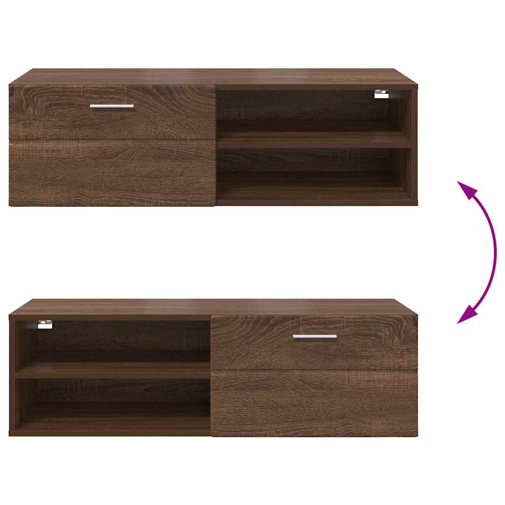 Gabinete para TV Carvalho castanho 100.5 x 39 x 30 cm