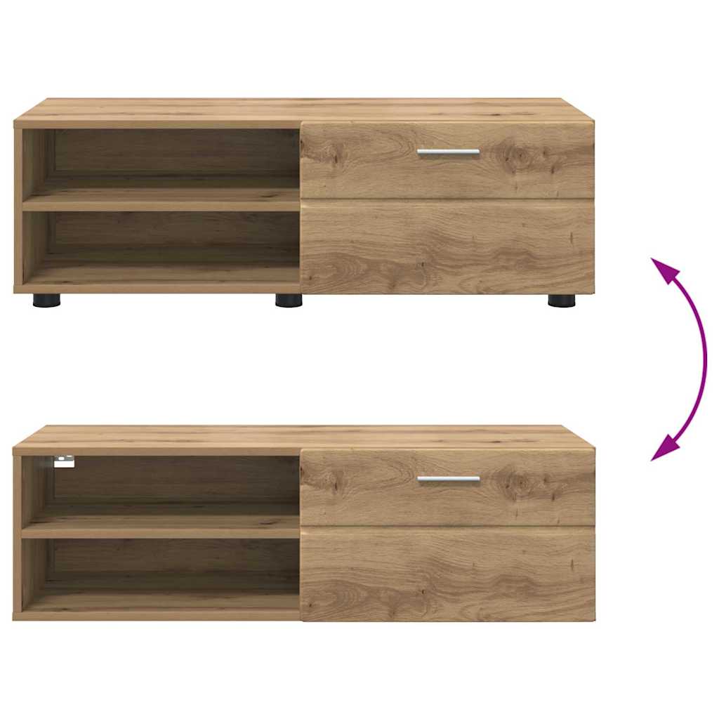 Gabinete para TV carvalho artisiano 100.5 x 39 x 30 cm