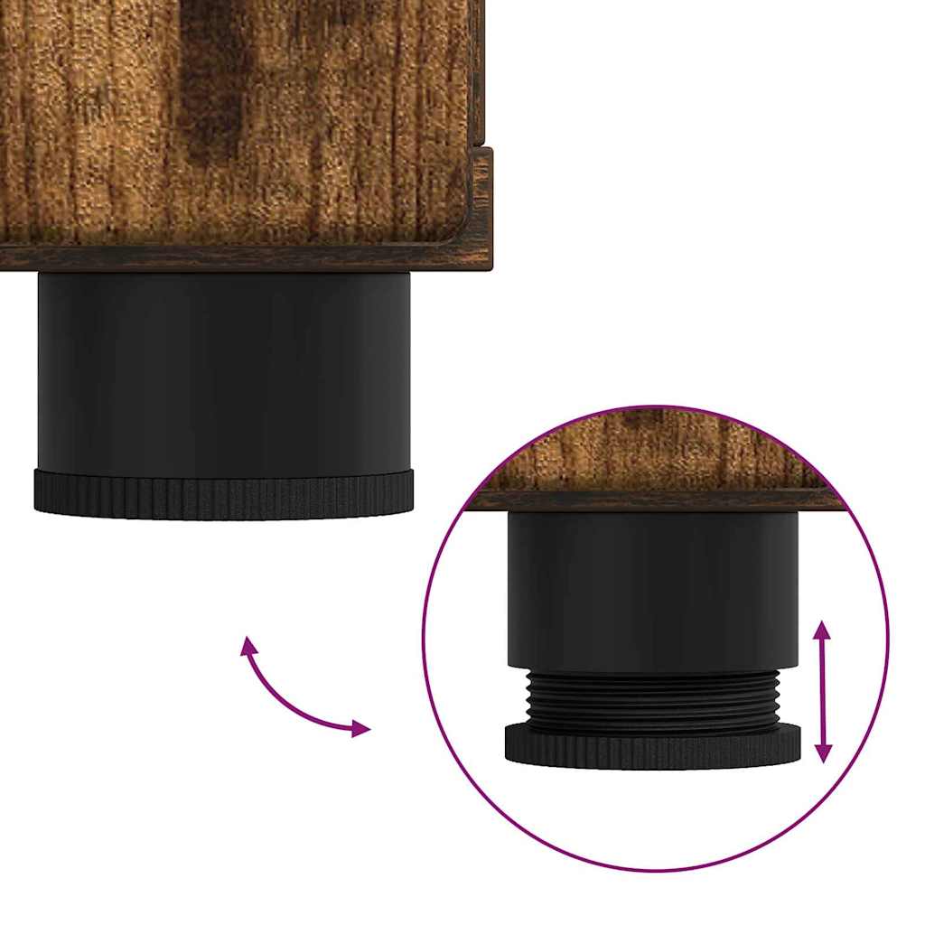 Buffet Carvalho fumado 88.5 x 30.5 x 73 cm Madeira processada