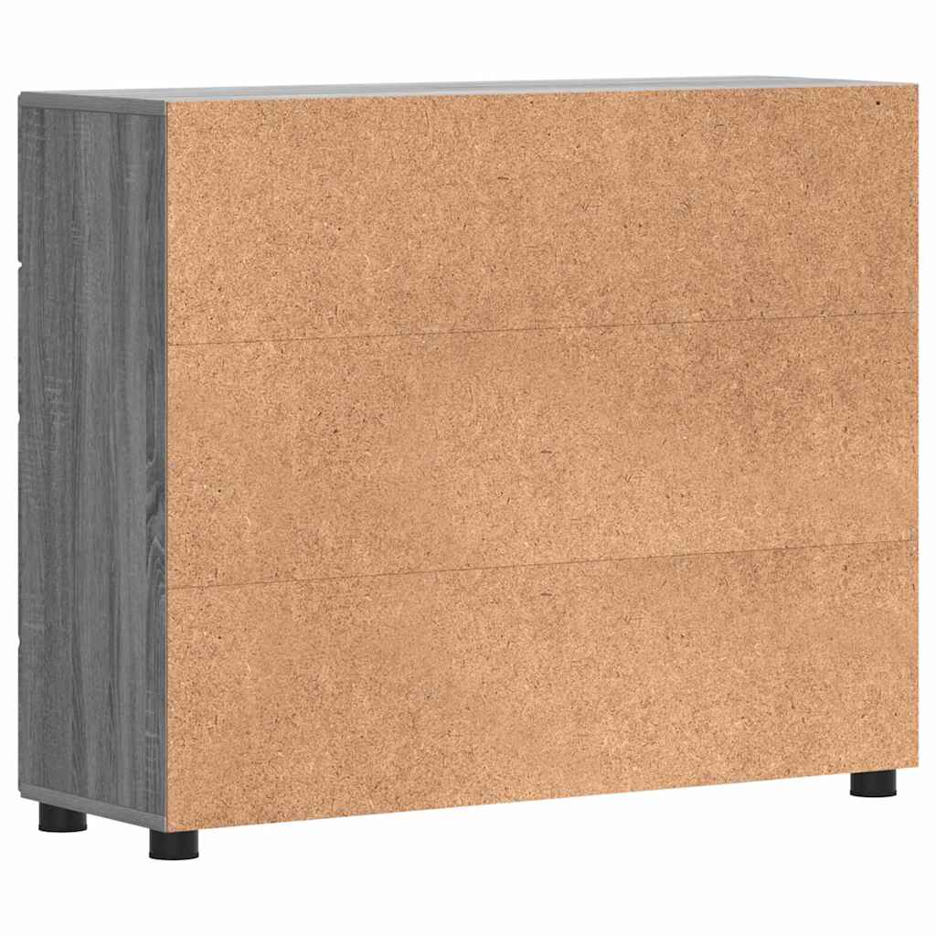 Buffet Sonoma cinzento 88.5 x 30.5 x 73 cm Madeira processada