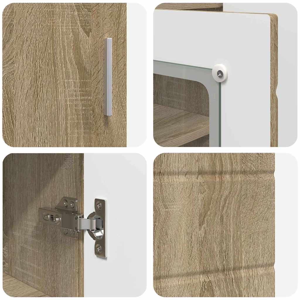 Buffet Carvalho sonoma 55.5 x 29 x 100 cm Madeira processada