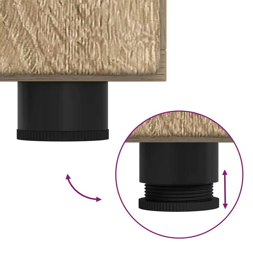 Buffet Carvalho sonoma 55.5 x 29 x 100 cm Madeira processada