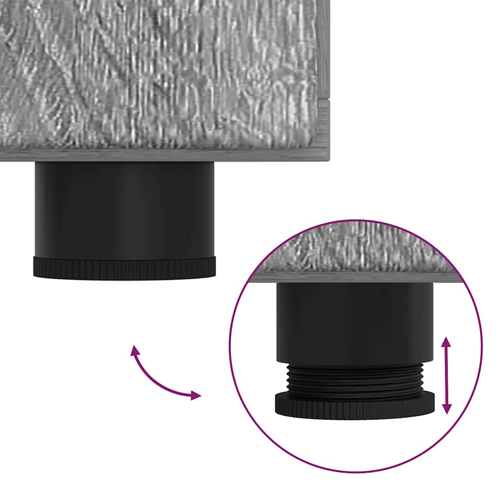 Buffet Sonoma cinzento 55.5 x 29 x 100 cm Madeira processada