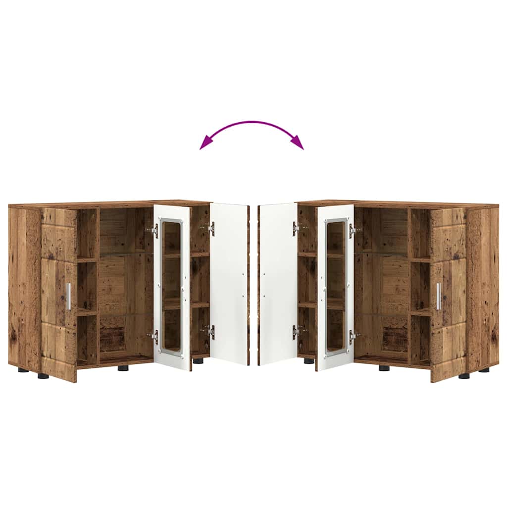 Buffet Madeira antiga 55.5 x 29 x 100 cm Madeira processada