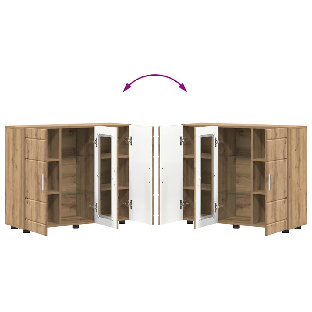 Buffet carvalho artisiano 55.5 x 29 x 100 cm Madeira processada