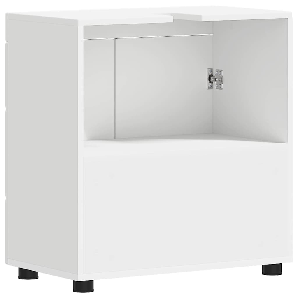 Gabinete para lavatório de banheiro com porta TULUM Branco
