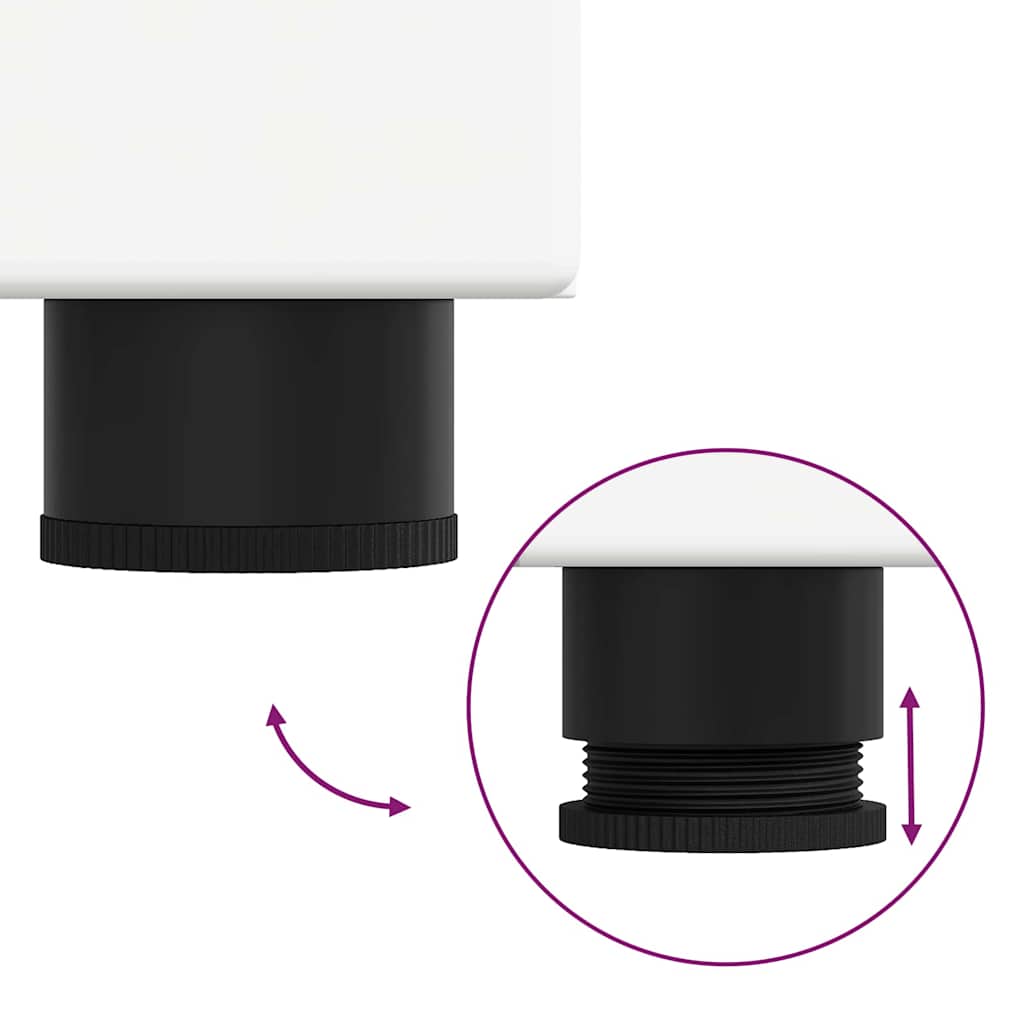 Gabinete para lavatório de banheiro com porta TULUM Branco