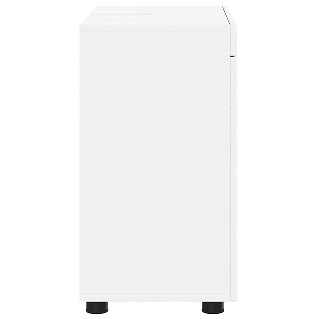 Gabinete para lavatório de banheiro com porta TULUM Branco