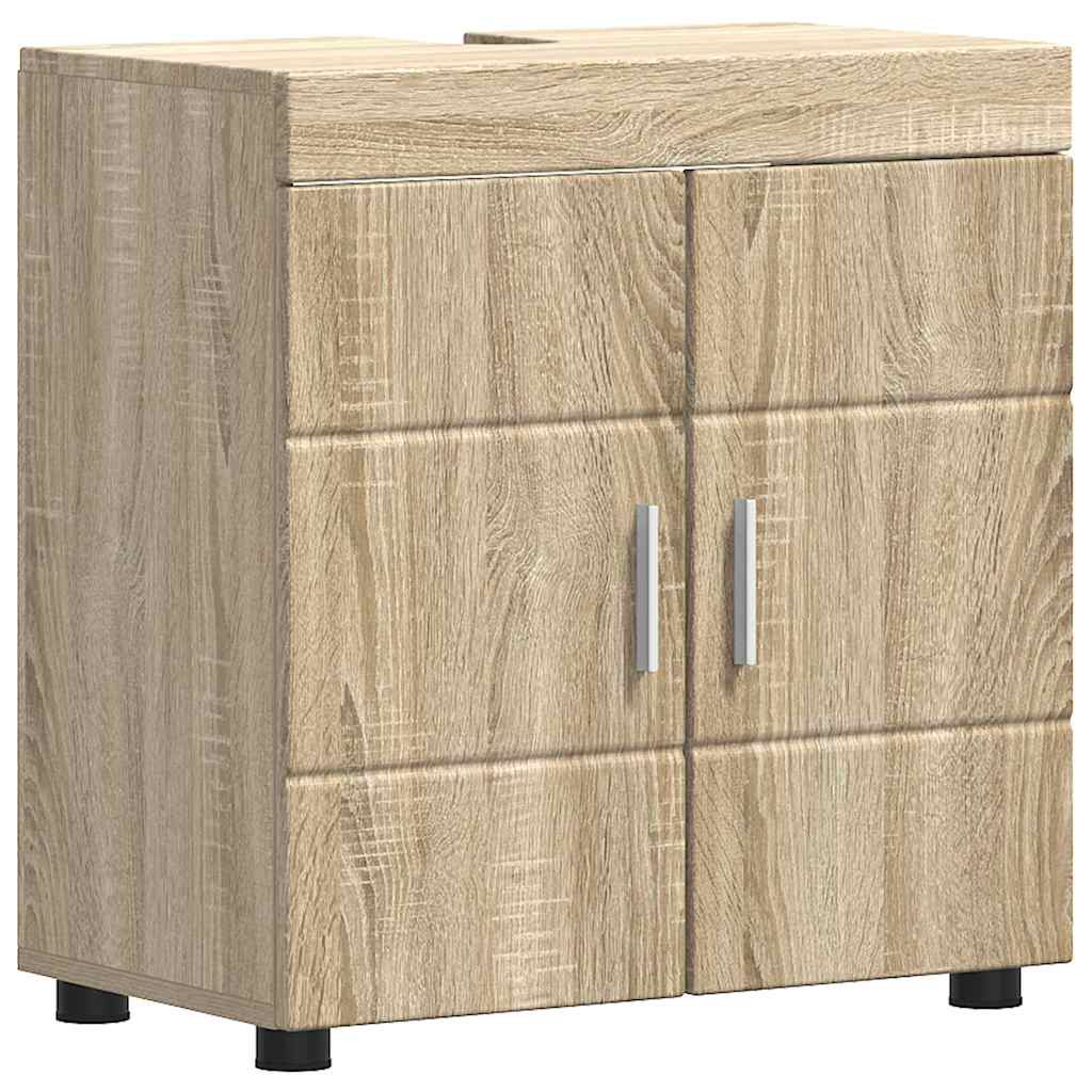 Gabinete para lavatório de banheiro TULUM Carvalho sonoma