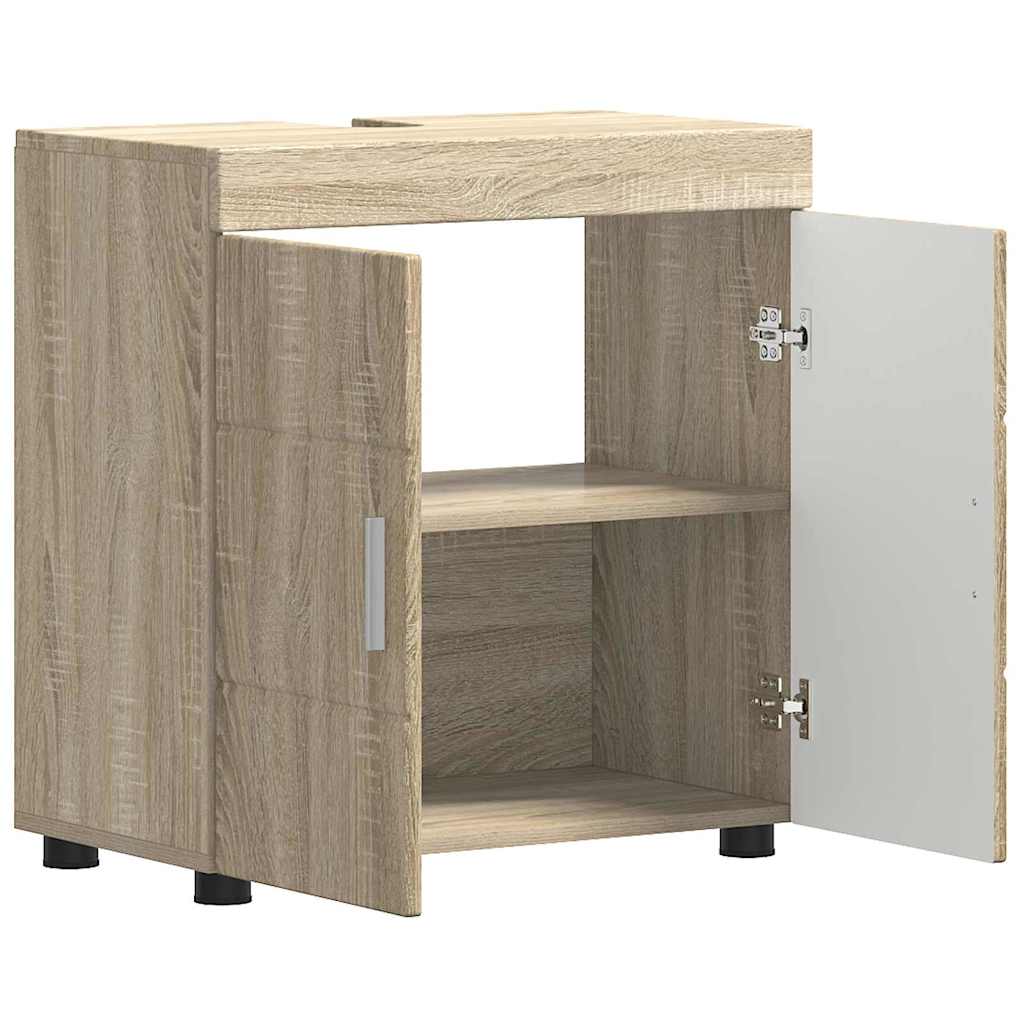 Gabinete para lavatório de banheiro TULUM Carvalho sonoma