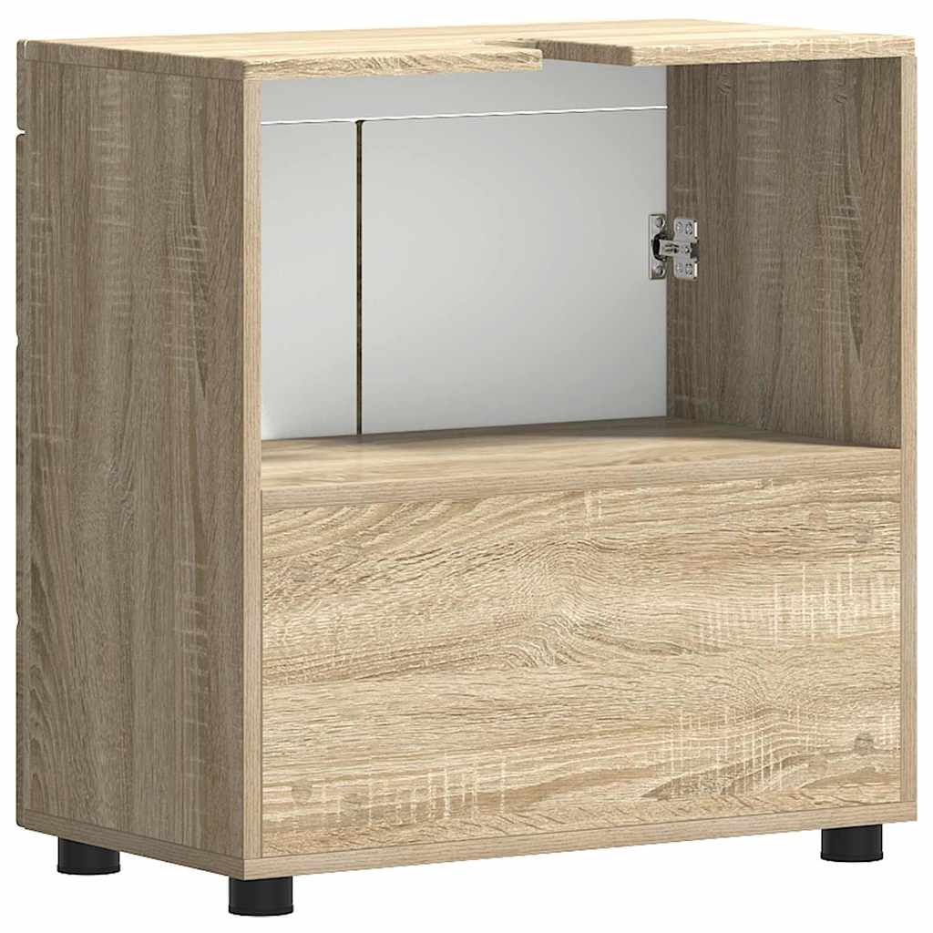 Gabinete para lavatório de banheiro TULUM Carvalho sonoma